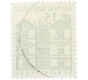Почтовая марка 15 пфеннигов 1964 года Западная Германия (ФРГ) «Берлин-Тегель» — Фото №2