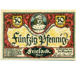 50 пфеннигов 1921 года Германия — Фризак (Нотгельд) — Фото №1