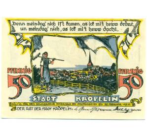 50 пфеннигов 1921 года Германия — Крепелин (Нотгельд) — Фото №1