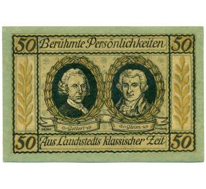 50 пфеннигов 1921 года Германия — Лаухштедт (Нотгельд) — Фото №1