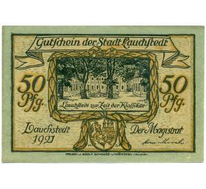 50 пфеннигов 1921 года Германия — Лаухштедт (Нотгельд) — Фото №2