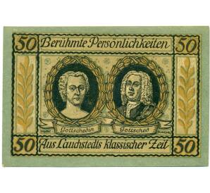 50 пфеннигов 1921 года Германия — Лаухштедт (Нотгельд) — Фото №1