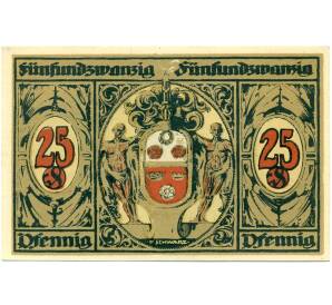 25 пфеннигов 1921 года Германия — Кронах (Нотгельд)