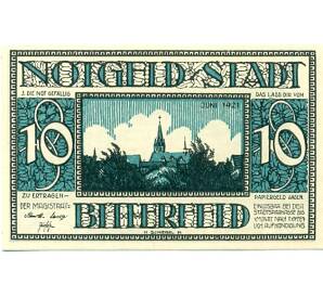 10 пфеннигов 1921 года Германия — Биттерфельд (Нотгельд) — Фото №1