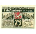 Банкнота 75 пфеннигов 1921 года Германия — Фюрстенберг (Нотгельд) (Артикул: K10-12603) — Фото №1