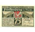 Банкнота 75 пфеннигов 1921 года Германия — Фюрстенберг (Нотгельд) (Артикул: K10-12604) — Фото №1