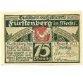 Банкнота 75 пфеннигов 1921 года Германия — Фюрстенберг (Нотгельд) (Артикул: K10-12605) — Фото №1