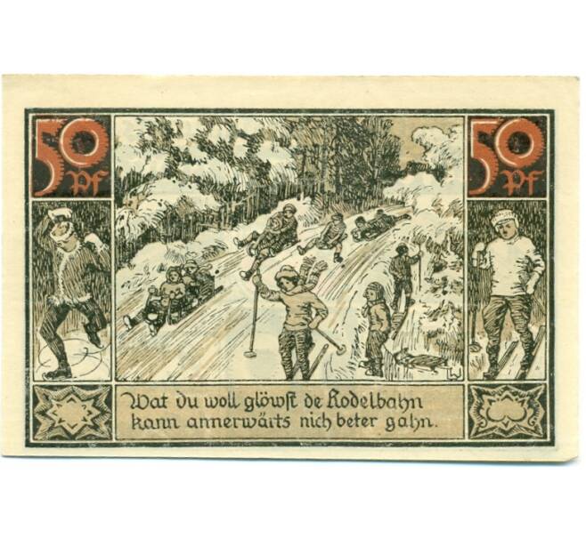 Банкнота 50 пфеннигов 1921 года Германия — Фюрстенберг (Нотгельд) (Артикул: K10-12606) — Фото №2