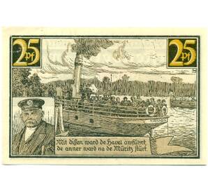 25 пфеннигов 1921 года Германия — Фюрстенберг (Нотгельд) — Фото №2