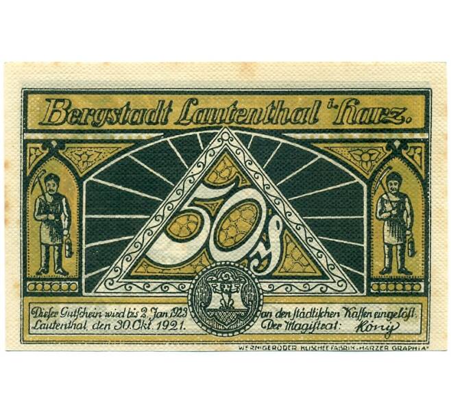 Банкнота 50 пфеннигов 1921 года Германия — Лаутенталь (Нотгельд) (Артикул: K10-12609) — Фото №1