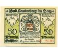 Банкнота 50 пфеннигов 1921 года Германия — Бад-Лаутерберг (Нотгельд) (Артикул: K10-12614) — Фото №2