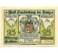 Банкнота 25 пфеннигов 1921 года Германия — Бад-Лаутерберг (Нотгельд) (Артикул: K10-12615) — Фото №2