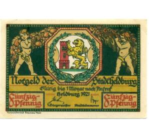 50 пфеннигов 1921 года Германия — Хельдбург (Нотгельд) — Фото №1