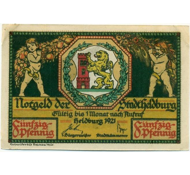 Банкнота 50 пфеннигов 1921 года Германия — Хельдбург (Нотгельд) (Артикул: K10-12641) — Фото №1