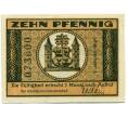 Банкнота 10 пфеннигов 1921 года Германия — Ильменау (Нотгельд) (Артикул: K10-12642) — Фото №2