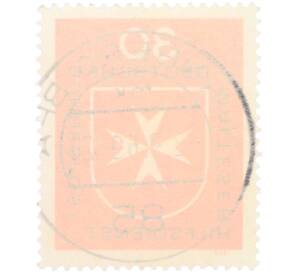 Почтовая марка 30 пфеннигов 1969 года Западная Германия (ФРГ) «Мальтийская служба помощи» — Фото №2