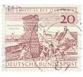 Почтовая марка 20 пфеннигов 1962 года Западная Германия (ФРГ) «2000-летие города Майнца» (Артикул: T11-36437) — Фото №1