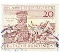 Почтовая марка 20 пфеннигов 1962 года Западная Германия (ФРГ) «2000-летие города Майнца» (Артикул: T11-36440) — Фото №1