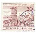 Почтовая марка 20 пфеннигов 1962 года Западная Германия (ФРГ) «2000-летие города Майнца» (Артикул: T11-36441) — Фото №1