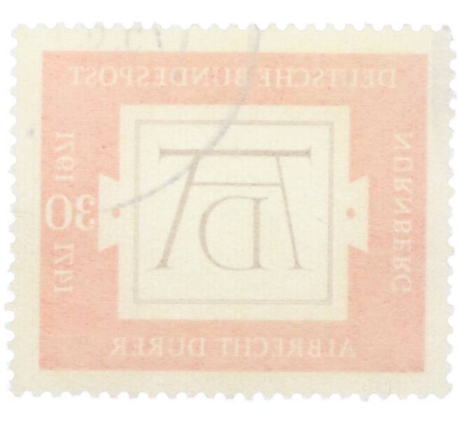 Почтовая марка 30 пфеннигов 1971 года Западная Германия (ФРГ) «500-летие со дня рождения Альбрехта Дюрера» (Артикул: T11-36447) — Фото №2