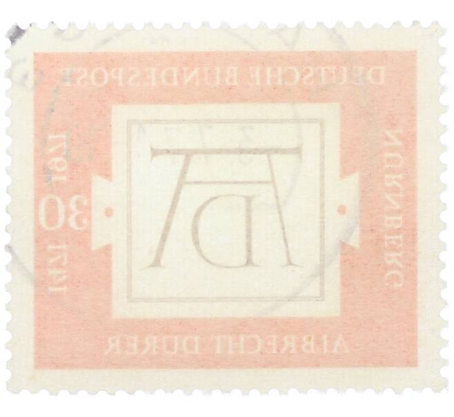 Почтовая марка 30 пфеннигов 1971 года Западная Германия (ФРГ) «500-летие со дня рождения Альбрехта Дюрера» (Артикул: T11-36451) — Фото №2