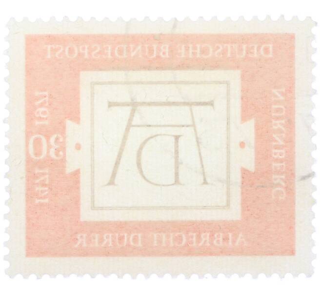 Почтовая марка 30 пфеннигов 1971 года Западная Германия (ФРГ) «500-летие со дня рождения Альбрехта Дюрера» (Артикул: T11-36452) — Фото №2