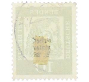 Почтовая марка 10 пфеннигов 1961 года Западная Германия (ФРГ) «Выдающиеся немцы — Альбрехт Дюрер» — Фото №2