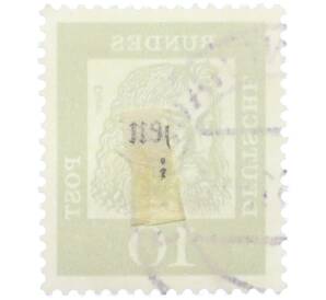 Почтовая марка 10 пфеннигов 1961 года Западная Германия (ФРГ) «Выдающиеся немцы — Альбрехт Дюрер» — Фото №2