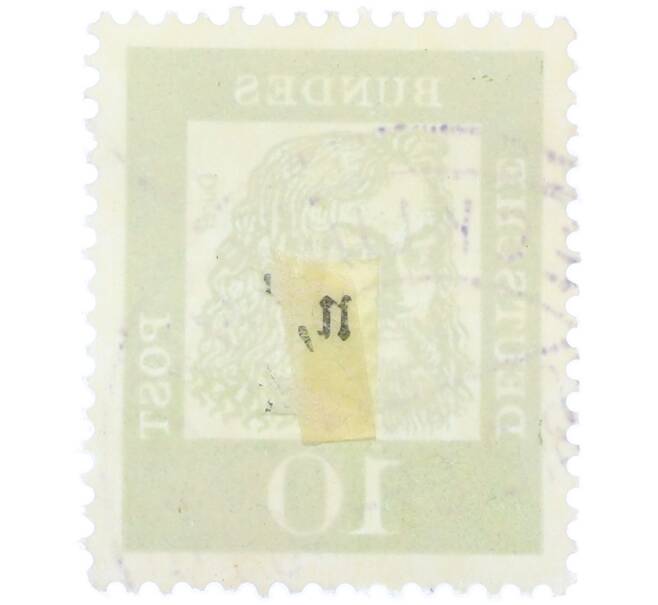 Почтовая марка 10 пфеннигов 1961 года Западная Германия (ФРГ) «Выдающиеся немцы — Альбрехт Дюрер» (Артикул: T11-36497) — Фото №2