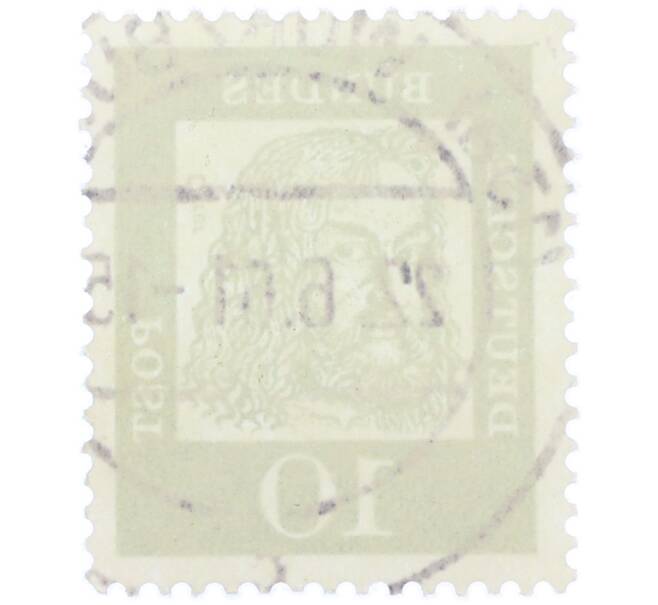 Почтовая марка 10 пфеннигов 1961 года Западная Германия (ФРГ) «Выдающиеся немцы — Альбрехт Дюрер» (Артикул: T11-36504) — Фото №2