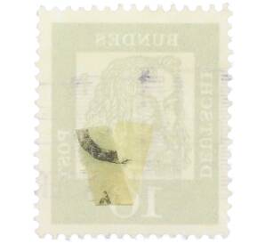 Почтовая марка 10 пфеннигов 1961 года Западная Германия (ФРГ) «Выдающиеся немцы — Альбрехт Дюрер» — Фото №2
