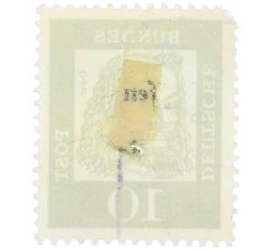 Почтовая марка 10 пфеннигов 1961 года Западная Германия (ФРГ) «Выдающиеся немцы — Альбрехт Дюрер» — Фото №2