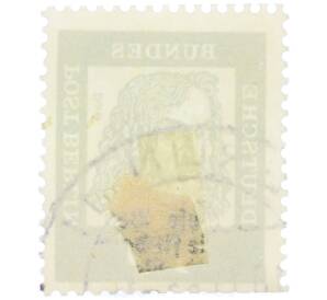 Почтовая марка 10 пфеннигов 1961 года Западная Германия (ФРГ) «Выдающиеся немцы — Альбрехт Дюрер» — Фото №2