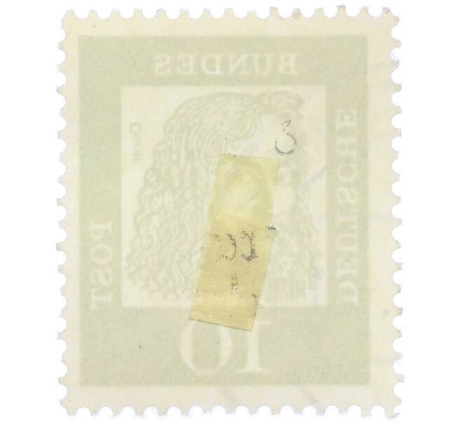 Почтовая марка 10 пфеннигов 1961 года Западная Германия (ФРГ) «Выдающиеся немцы — Альбрехт Дюрер» (Артикул: T11-36524) — Фото №2