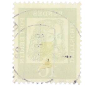 Почтовая марка 10 пфеннигов 1961 года Западная Германия (ФРГ) «Выдающиеся немцы — Альбрехт Дюрер» — Фото №2