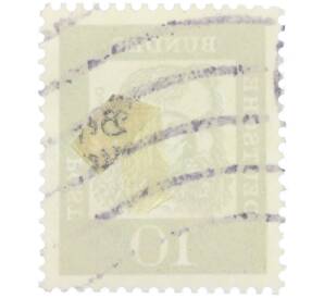 Почтовая марка 10 пфеннигов 1961 года Западная Германия (ФРГ) «Выдающиеся немцы — Альбрехт Дюрер» — Фото №2