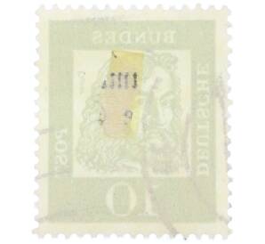 Почтовая марка 10 пфеннигов 1961 года Западная Германия (ФРГ) «Выдающиеся немцы — Альбрехт Дюрер» — Фото №2