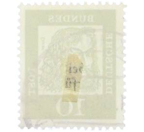 Почтовая марка 10 пфеннигов 1961 года Западная Германия (ФРГ) «Выдающиеся немцы — Альбрехт Дюрер» — Фото №2