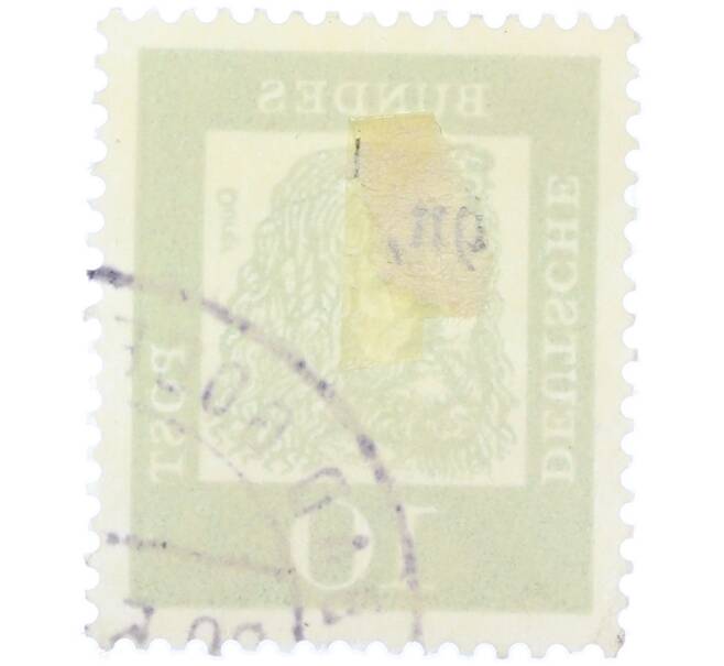 Почтовая марка 10 пфеннигов 1961 года Западная Германия (ФРГ) «Выдающиеся немцы — Альбрехт Дюрер» (Артикул: T11-36562) — Фото №2