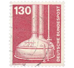 Почтовая марка 130 пфеннигов 1982 года Западная Германия (ФРГ) «Пивоварение»