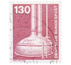 Почтовая марка 130 пфеннигов 1982 года Западная Германия (ФРГ) «Пивоварение»