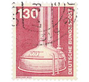 Почтовая марка 130 пфеннигов 1982 года Западная Германия (ФРГ) «Пивоварение»