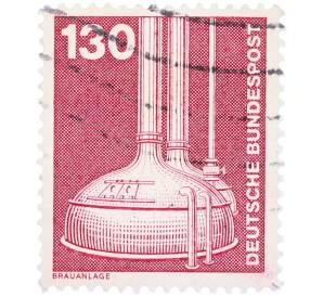 Почтовая марка 130 пфеннигов 1982 года Западная Германия (ФРГ) «Пивоварение»