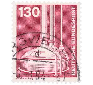 Почтовая марка 130 пфеннигов 1982 года Западная Германия (ФРГ) «Пивоварение»