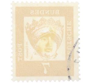 Почтовая марка 7 пфеннигов 1961 года Западная Германия (ФРГ) «Выдающиеся немцы — Елизавета Венгерская»