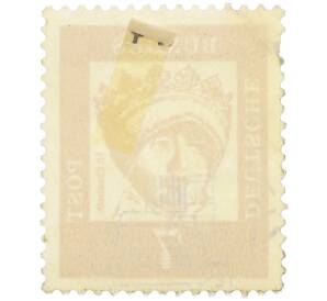 Почтовая марка 7 пфеннигов 1961 года Западная Германия (ФРГ) «Выдающиеся немцы — Елизавета Венгерская»