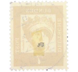 Почтовая марка 7 пфеннигов 1961 года Западная Германия (ФРГ) «Выдающиеся немцы — Елизавета Венгерская»