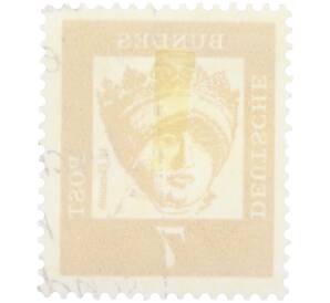 Почтовая марка 7 пфеннигов 1961 года Западная Германия (ФРГ) «Выдающиеся немцы — Елизавета Венгерская»