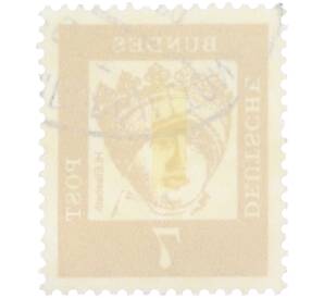 Почтовая марка 7 пфеннигов 1961 года Западная Германия (ФРГ) «Выдающиеся немцы — Елизавета Венгерская»