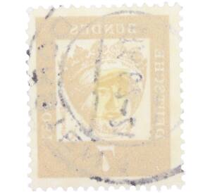 Почтовая марка 7 пфеннигов 1961 года Западная Германия (ФРГ) «Выдающиеся немцы — Елизавета Венгерская»